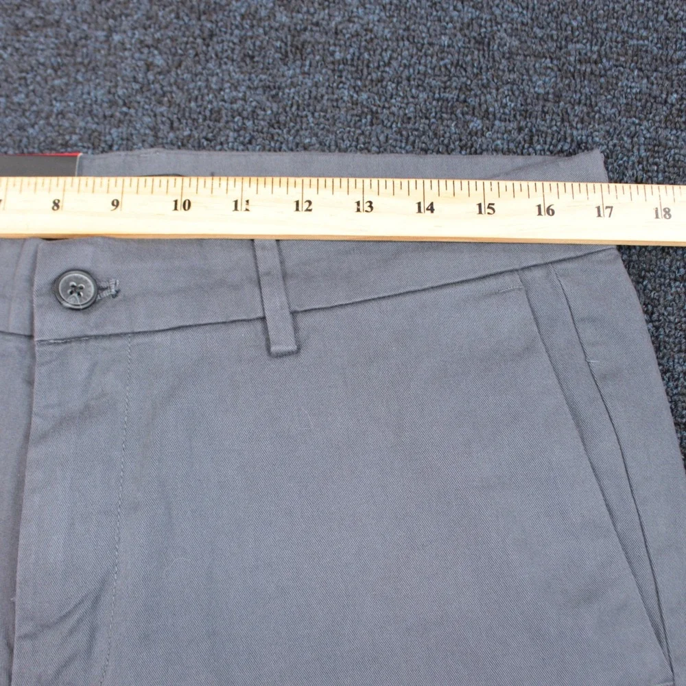 Banana Republic Chino Pant Gray 34x29 Cotton Stretch Straight Leg NWT